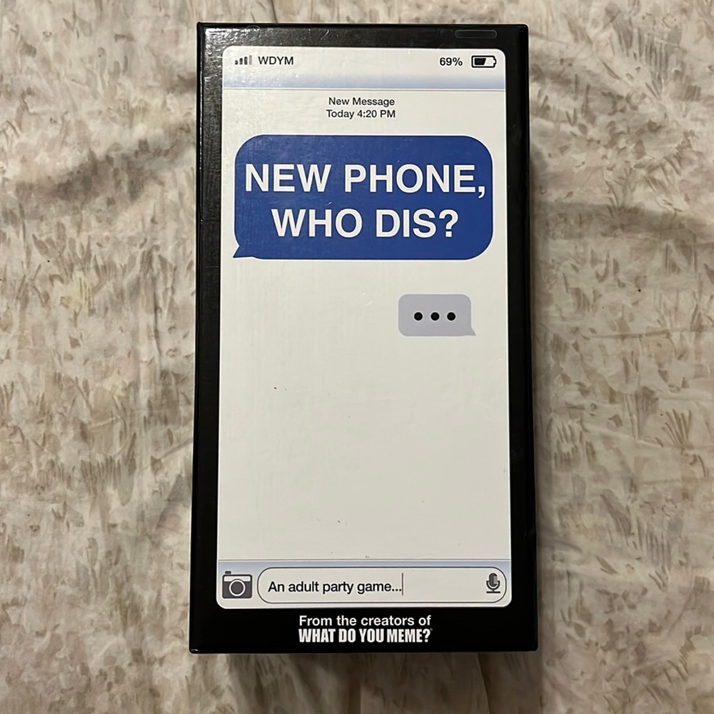 New Phone Who Dis Card Game